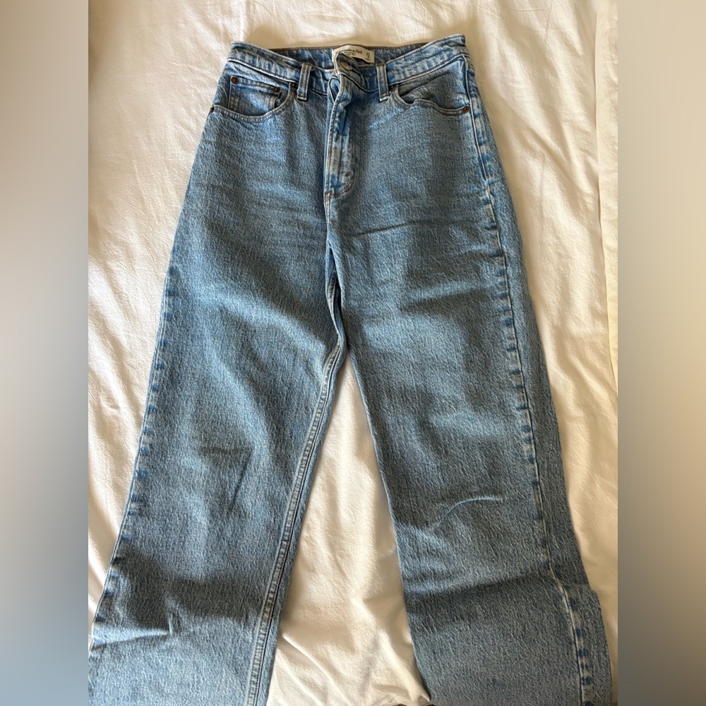 Abercrombie & Fitch Light Blue High Rise Jeans